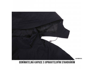Pánský hardshell plněný kabát   Nigalo M černá