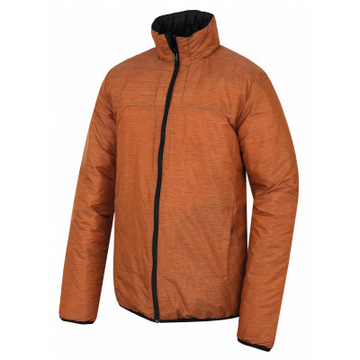 Pánská plněná oboustranná bunda   Nodiq M černá / sv.červená 2