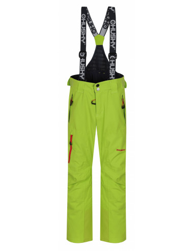 Dětské lyžařské kalhoty  Zeus Kids výrazně zelená