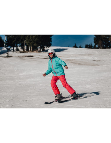 Dětské lyžařské kalhoty  Zeus Kids výrazně růžová