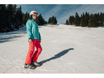 Dětské lyžařské kalhoty  Zeus Kids výrazně růžová