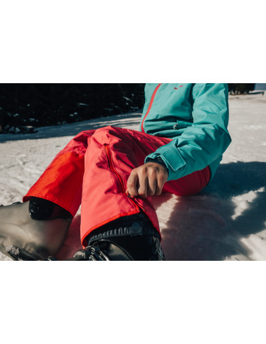 Dětské lyžařské kalhoty  Zeus Kids výrazně růžová