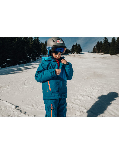 Dětská ski bunda   Zort Kids tm.modrá