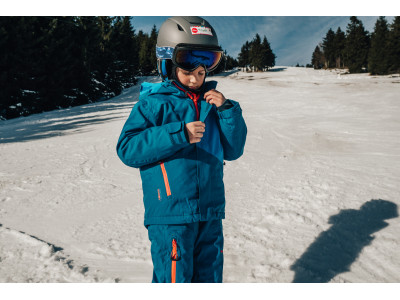 Dětská ski bunda   Zort Kids tm.modrá
