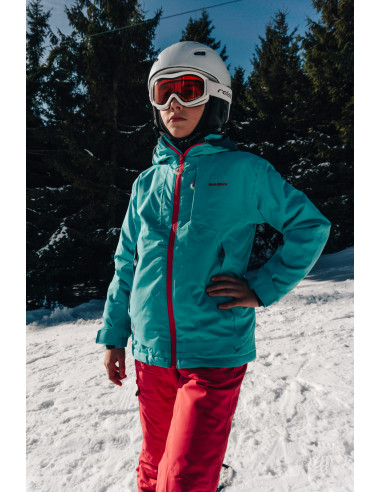 Dětská ski bunda   Zisi Kids tl. tyrkysová