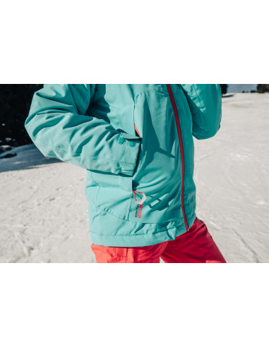 Dětská ski bunda   Zisi Kids tl. tyrkysová