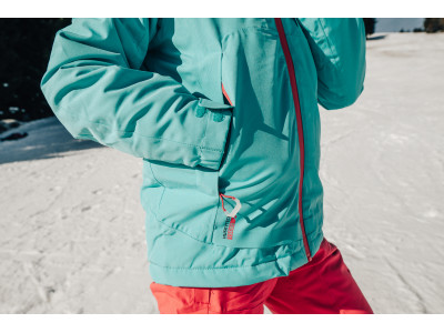 Dětská ski bunda   Zisi Kids tl. tyrkysová