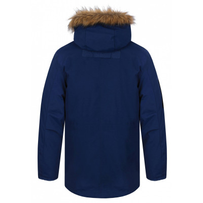 Pánský plněný zimní kabát  Nelidas M tm. modrá 2