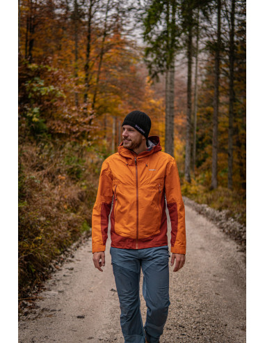 Pánská hardshellová bunda   Nanook M oranžová