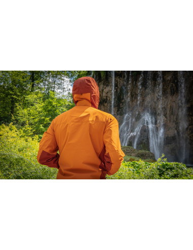 Pánská hardshellová bunda   Nanook M oranžová