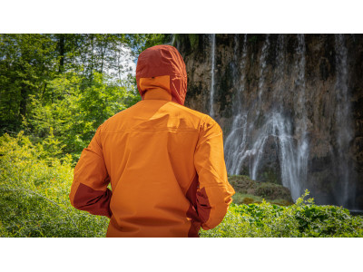 Pánská hardshellová bunda   Nanook M oranžová