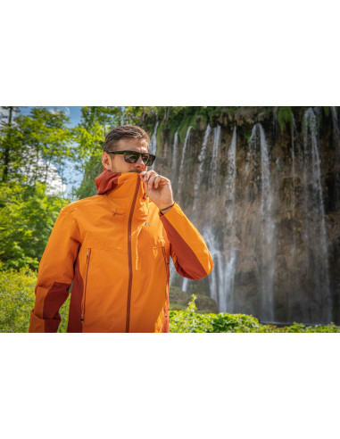 Pánská hardshellová bunda   Nanook M oranžová
