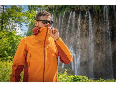 Pánská hardshellová bunda   Nanook M oranžová