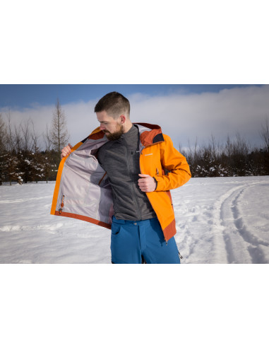 Pánská hardshellová bunda   Nanook M oranžová
