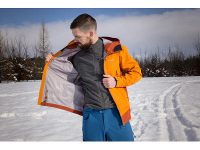 Pánská hardshellová bunda   Nanook M oranžová