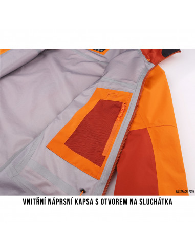 Pánská hardshellová bunda   Nanook M oranžová