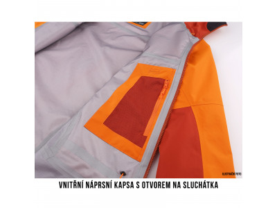 Pánská hardshellová bunda   Nanook M oranžová