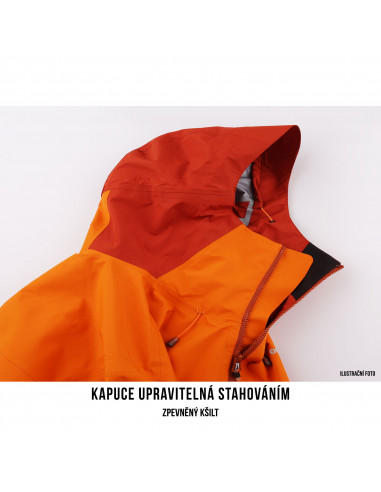 Pánská hardshellová bunda   Nanook M oranžová