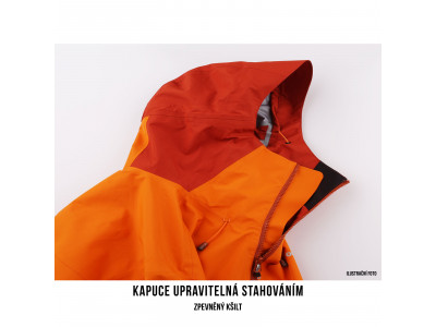 Pánská hardshellová bunda   Nanook M oranžová