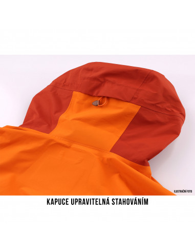 Pánská hardshellová bunda   Nanook M oranžová