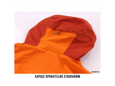 Pánská hardshellová bunda   Nanook M oranžová
