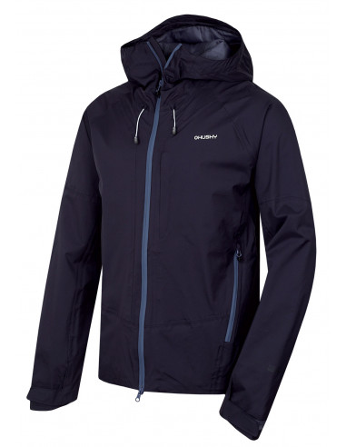 Pánská hardshellová bunda   Nicker M černofialová