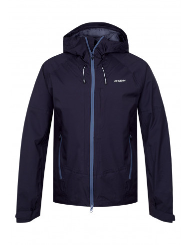 Pánská hardshellová bunda   Nicker M černofialová