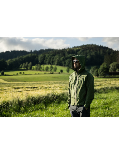 Pánská hardshellová bunda   Nicker M černofialová