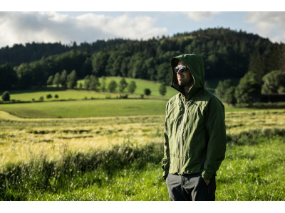 Pánská hardshellová bunda   Nicker M černofialová