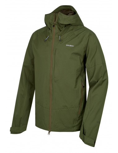 Pánská hardshellová bunda   Nicker M tm.zelená