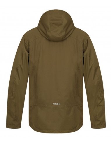 Pánská hardshellová bunda   Nutty M tm. olivová
