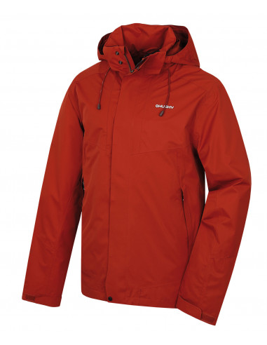 Pánská hardshellová bunda   Nutty M tm. cihlová