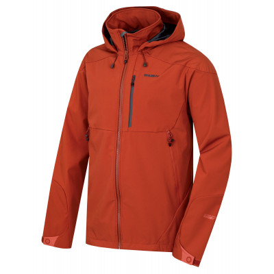 Pánská softshellová bunda   Sauri M tm. cihlová