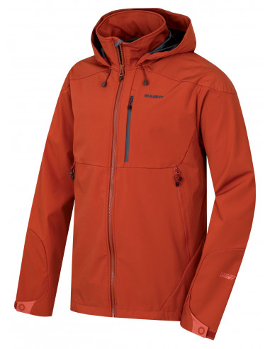 Pánská softshellová bunda   Sauri M tm. cihlová