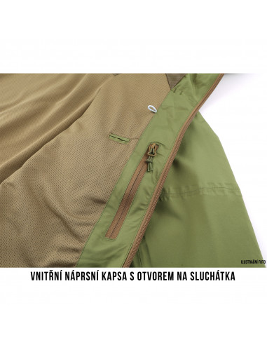 Pánská softshellová bunda   Sauri M tm.zelená