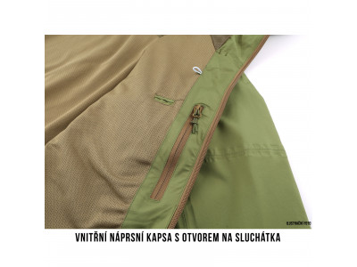 Pánská softshellová bunda   Sauri M tm.zelená