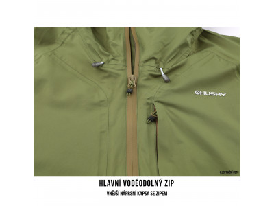 Pánská softshellová bunda   Sauri M tm.zelená