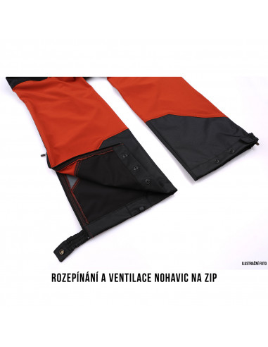 Pánské outdoor kalhoty   Krony M tm. cihlová