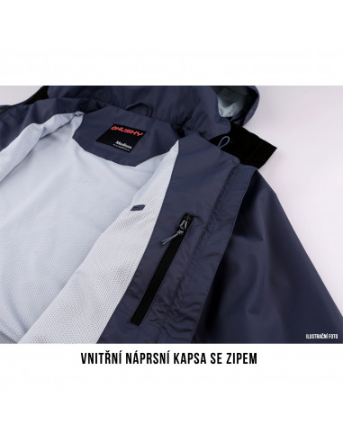 Dámská hardshellová bunda   Nutty L tm. šedofialová