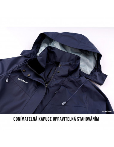 Dámská hardshellová bunda   Nutty L tm. šedofialová