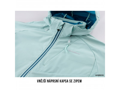 Dámská softshellová bunda   Senna L sv. tyrkysová