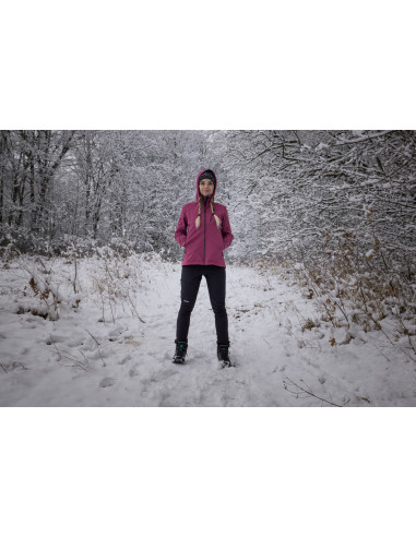 Dámská softshellová bunda   Sauri L vínová