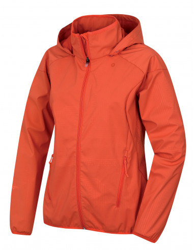 Dámská softshellová bunda   Sally L výrazně oranžová