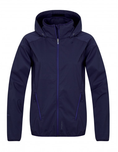 Dámská softshellová bunda   Sally L tm. modrofialová