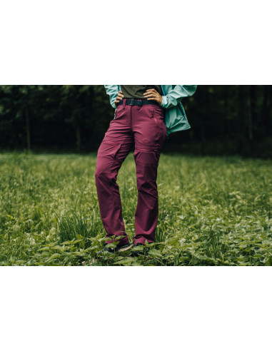 Dámské outdoor kalhoty   Pilon L vínová