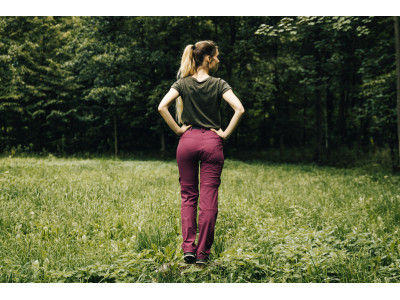 Dámské outdoor kalhoty   Pilon L vínová