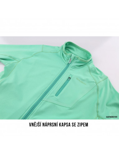 Dámská mikina   Tarp zip L mátová