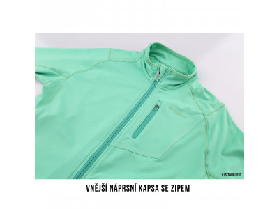 Dámská mikina   Tarp zip L mátová