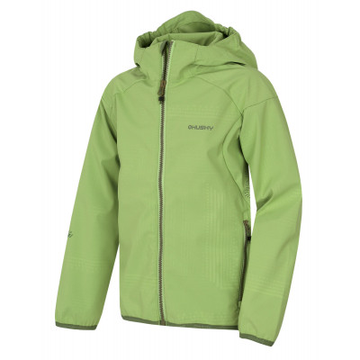 Dětská softshellová bunda   Zally Kids sv. zelená