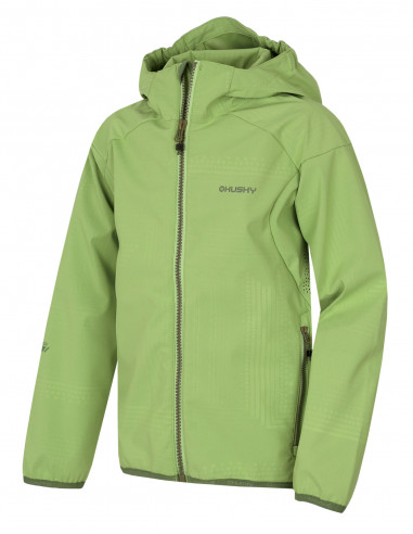 Dětská softshellová bunda   Zally Kids sv. zelená